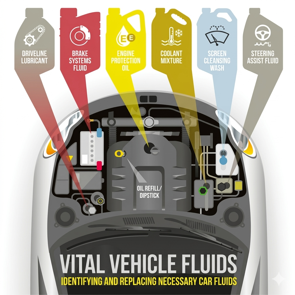 Car fluid services: transmission, brake, coolant